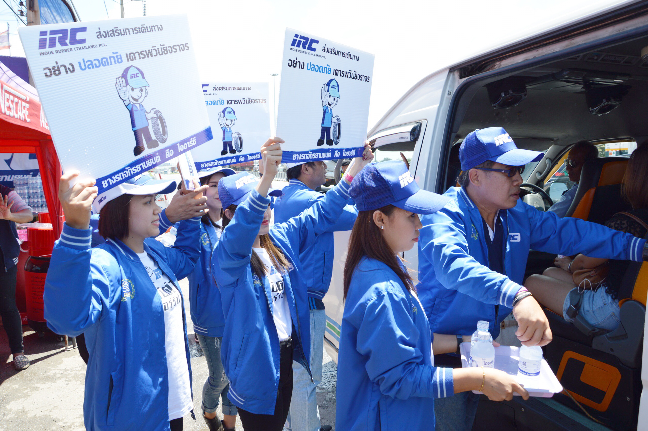 Social Responsibility Activity  IRC Safety Driving Campaign during Songkran Festival